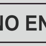 No Entry Sign with Icon