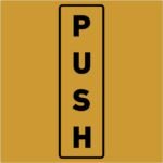 Push Acrylic Vinyl Plate