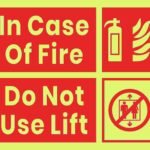 Do Not Use Glow Sign