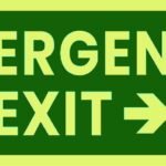 Emergency Exit Glow Sign
