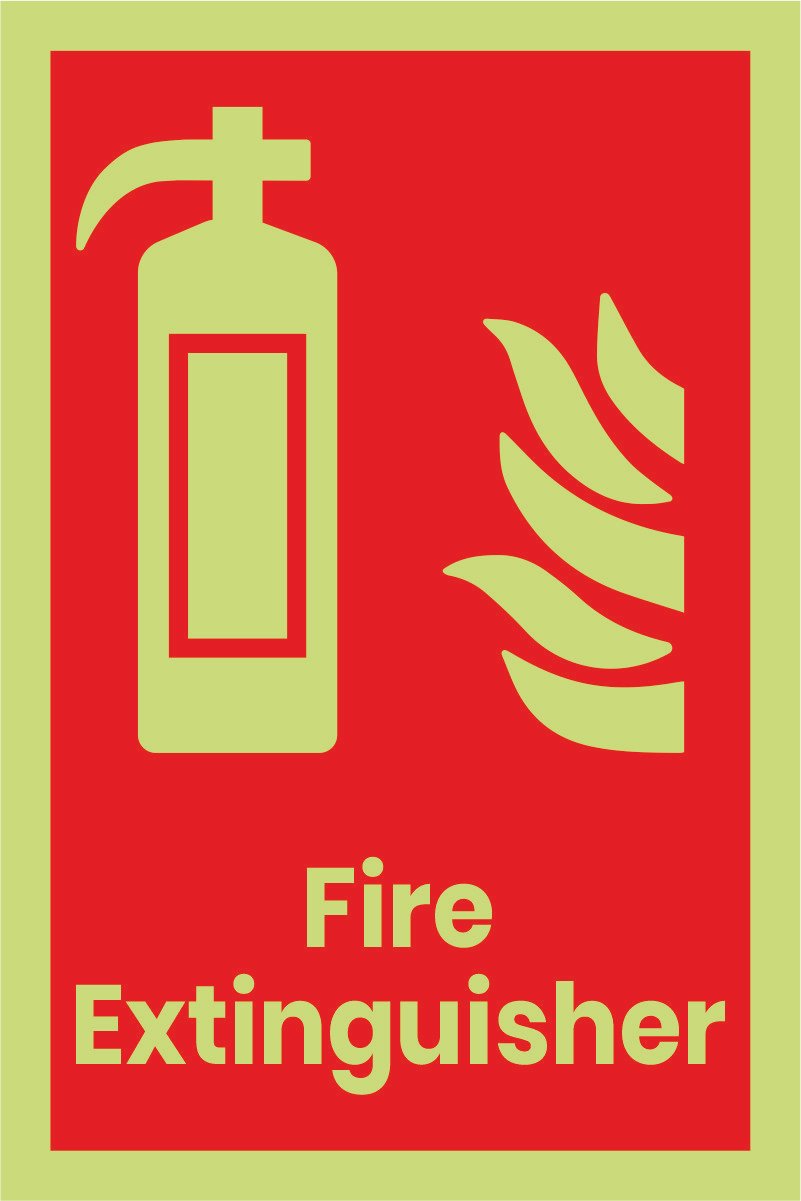 Fire Extinguisher Image 1 Fire Extinguisher Sign - Image 1