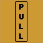 Pull Acrylic Vinyl Plate